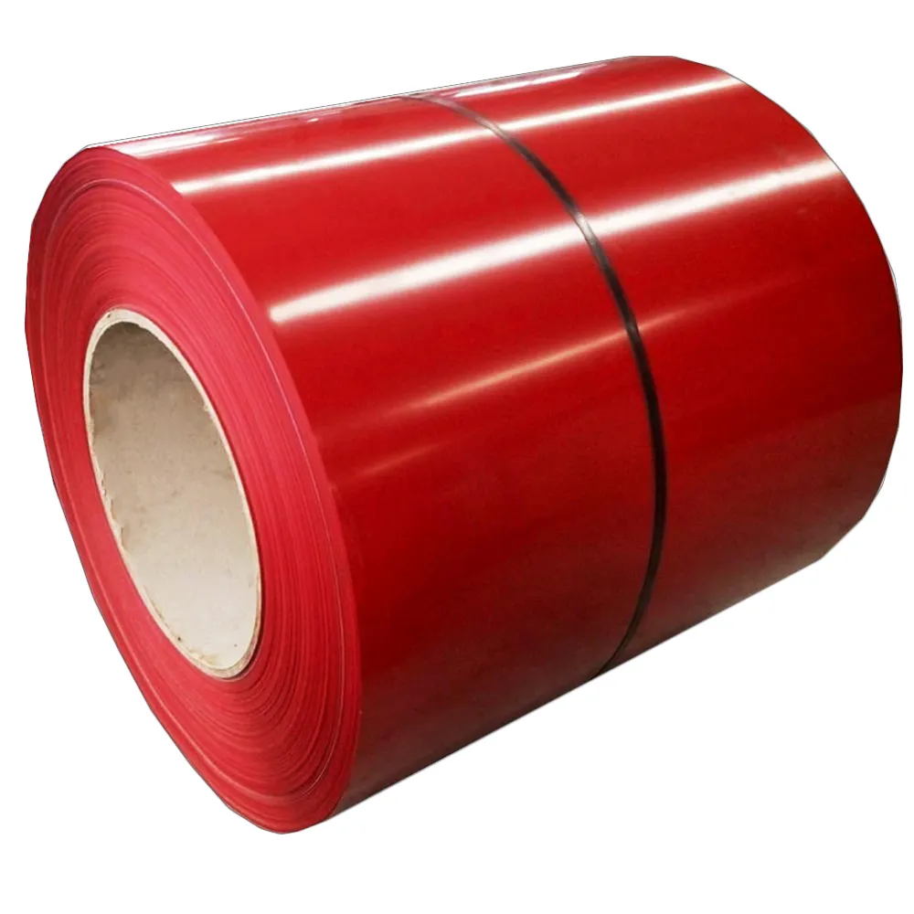 A792 AZ150 0.4mm Polyester Aluzinc pre-painted steel coi for TR4 covered roof